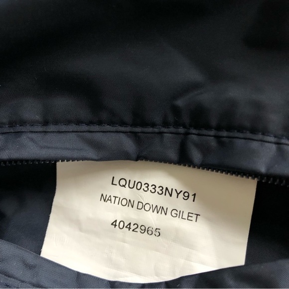 𝅺Barbour Nation Down Gilet Vest - Picture 16 of 16